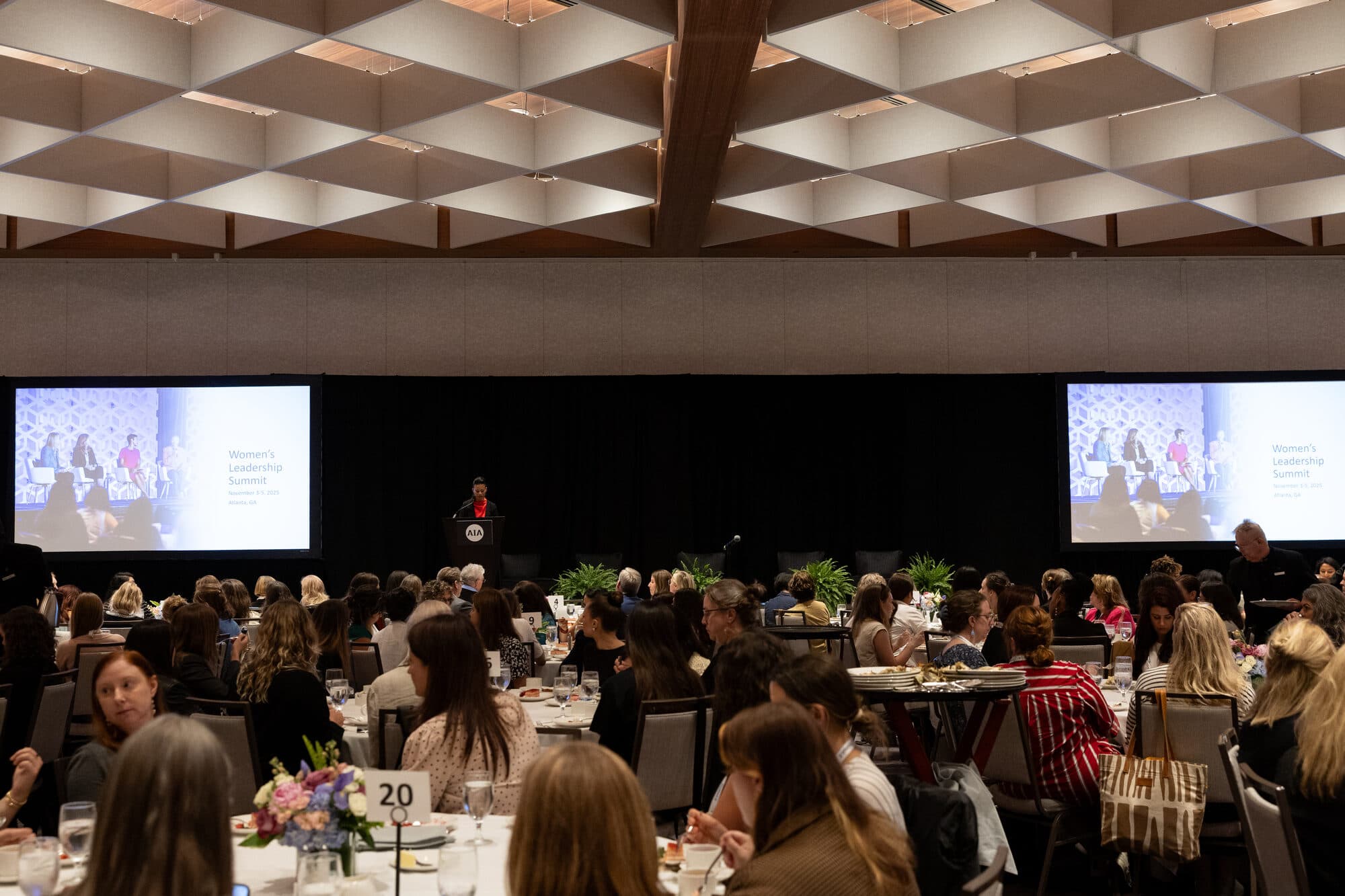 The audience at the AIA25 Women's Luncheon, June 2025.