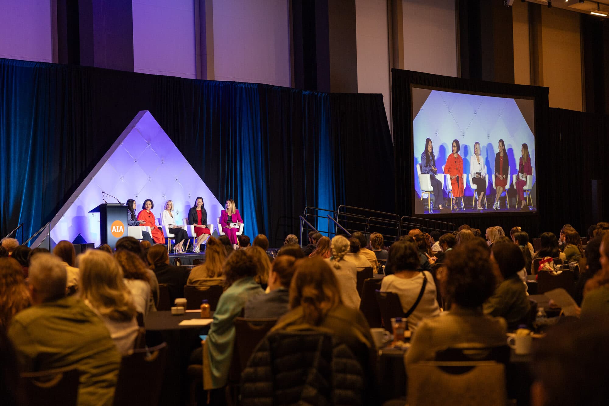 Audience at the AIA Women's Leadership Summit, November 2025.
